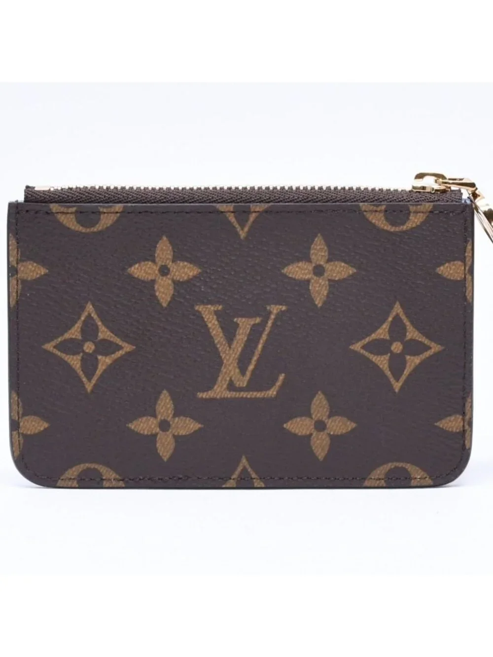 Louis Vuitton Card Case Romy Coin Purse Monogram Blue Frost